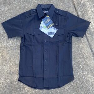 5.11 Tactical Shirt Mens Small Navy Patrol Duty Uniform A Class NEW WITH TAGS